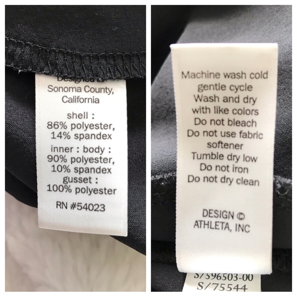 Athleta Black Midtown Skort Size 14 Activewear Casual Travel Tennis Outdoor - Picture 13 of 16